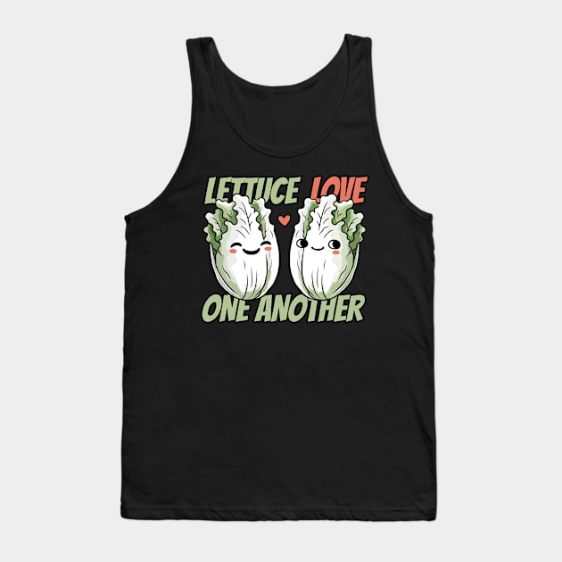 Lettuce Love one another Tank Top by DoodleDashDesigns